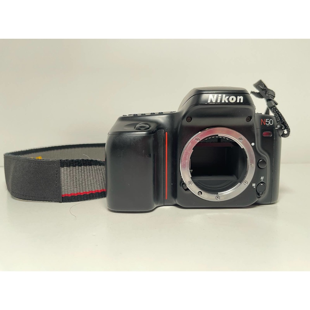 Nikon N50 F50 SLR Film Camera Body with Strap Tested Works
